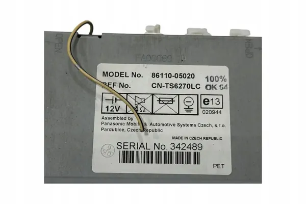 Toyota Avensis navigointinäyttö OEM CNTS6270LC image 9