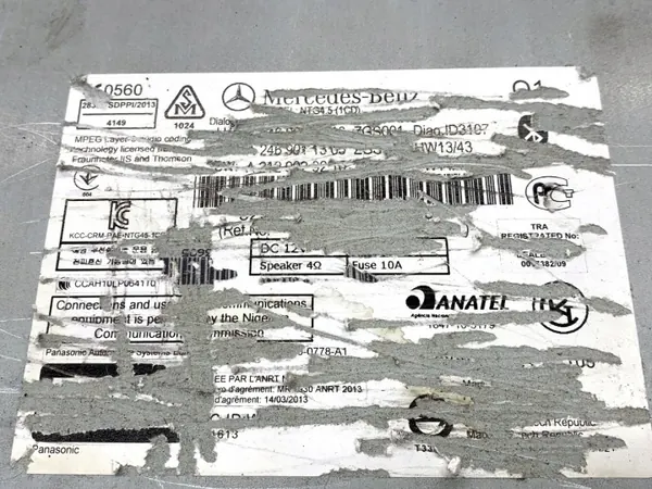 OEM LORK-387-55332 Mercedes W176 Estéreo Multimedia image 4