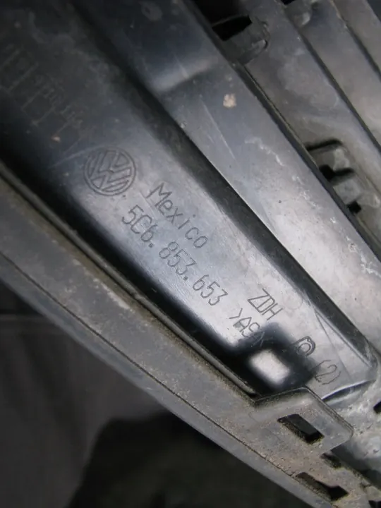 Grill Front Chrome Strips VW Jetta 5c 5c6 VI 2010-2014 OEM image 8