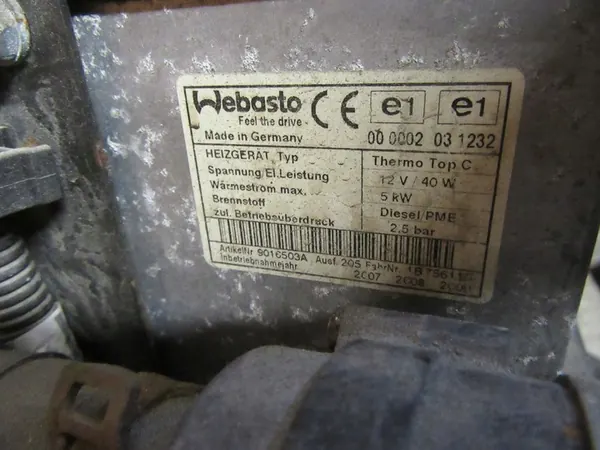 Webasto parkeringsvärmare för VW T5 2.5 TDI image 3