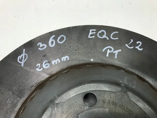 ACHTERSTE REMSCHIJF MERCEDES EQC N293 360mm A0004231712 image 3