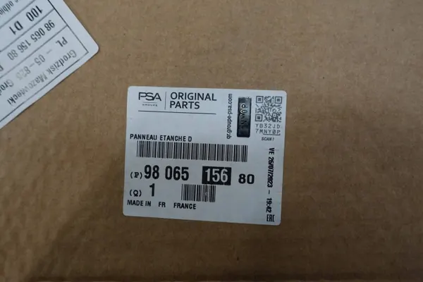 OEM CARPARTSPL 9806515680 Isolation Porte Avant Droit image 4