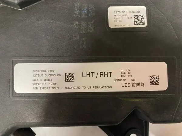 Phare LED DRL droit BMW XM G09 OEM 1276510000006 image 5