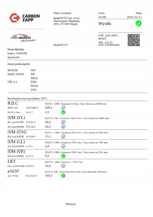 Suutin OEM 0445110239 Citroen C4 1.6 HDI 90 hv image 3