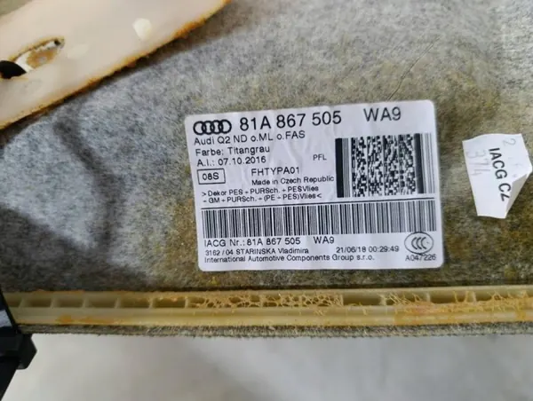 OEM 81A867505 Katto Audi Q2 16- S-Line image 9