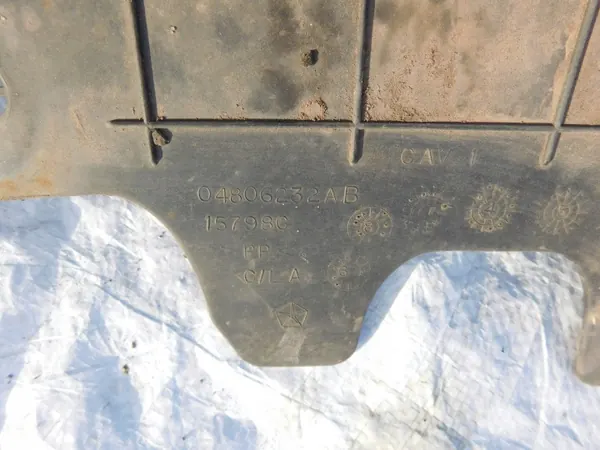 Dodge Charger 11- Underbody Shield OEM 04806232AB Rear image 3