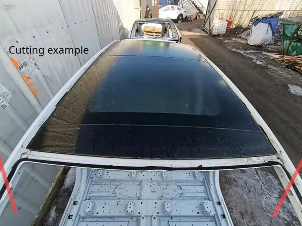 Mercedes-Benz EQS SUV katto OEM 294409 - Käytetty image 2
