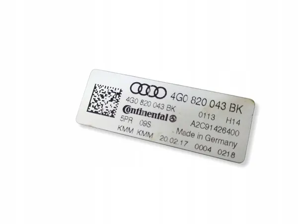 Audi ilmastointipaneeli OEM 4G0820043BK image 6