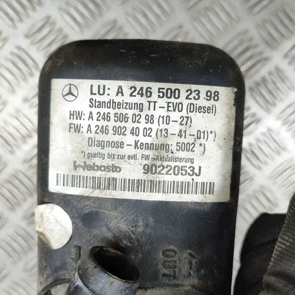 WEBASTO MERCEDES GLA X156 A2465060298 2.1L 2014 image 5