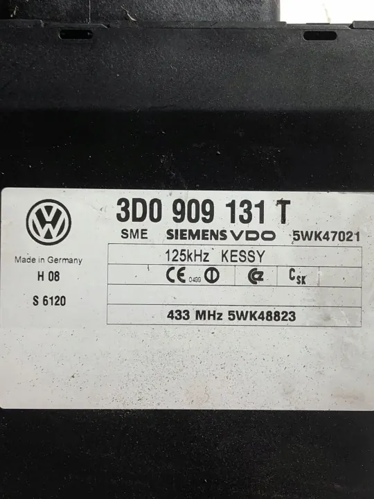 Módulo sin llave Volkswagen Touareg I OEM 3D0909131T image 4