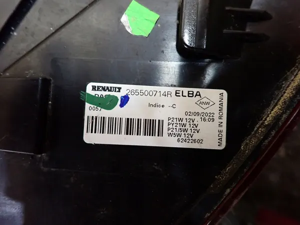 Lámpara Trasera Izquierda Derecha Dacia Sandero 3 III 2021- OEM 265559419R 265500714R image 6