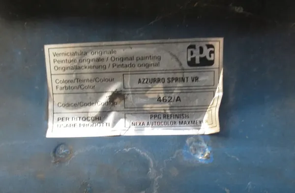 Paraurti anteriore Fiat Punto II 2003-2010 Blu OEM 735361568 image 10