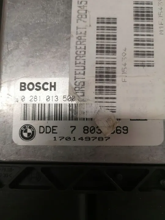 Moottorin ohjausyksikkö BMW E60 E61 3.0 D 0281013500 image 4