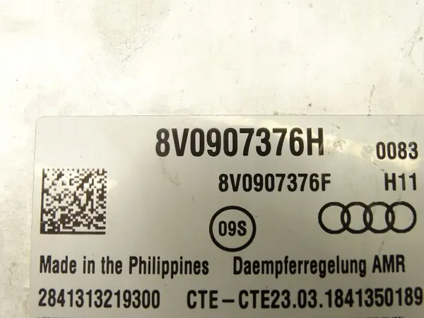 Audi RS3 8V luftfjädring styrenhet OEM 8V0907376H image 3