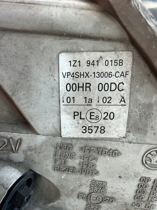 Vasen Ajovalo Skoda Octavia II 2 1Z 04-08 Xenon image 4