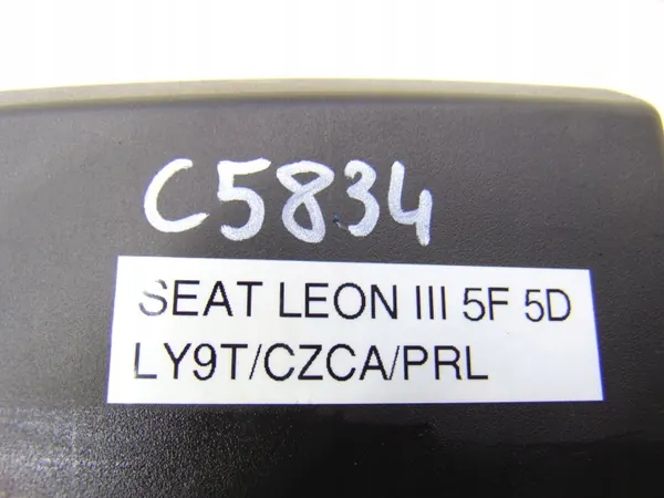 Mittelarmlehne OEM 5F0863243A schwarz Leder Seat Leon III image 5