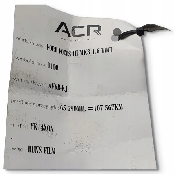 Ford AC-kompressor OEM ACR1 AV11-19D629-BA Begagnad image 5