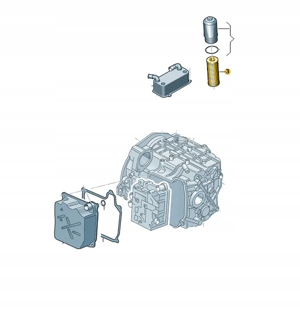 Filtre de transmission Volkswagen OE 0BH325183B image 4