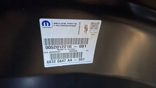 Parafango Anteriore Sinistro 52012210 Fiat Tipo II 2015- image 5