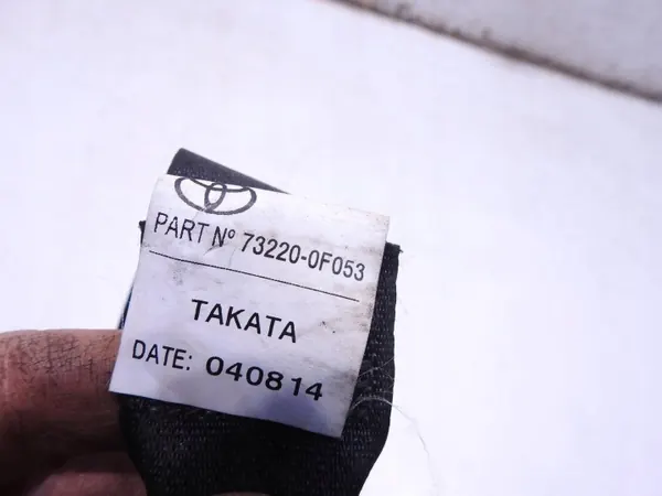 Turvavyö vasen etu OEM 73220-0F053 Toyota Versolle image 5