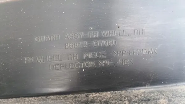 HYUNDAI TUCSON III Front Right Wheel Arch 86814-D7000 image 5