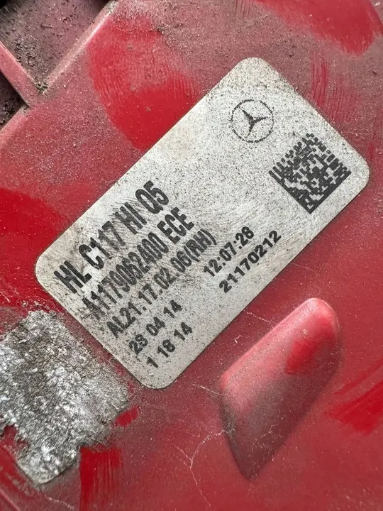 MERCEDES CLA 117 Luz Trasera Derecha A1179062400 image 5