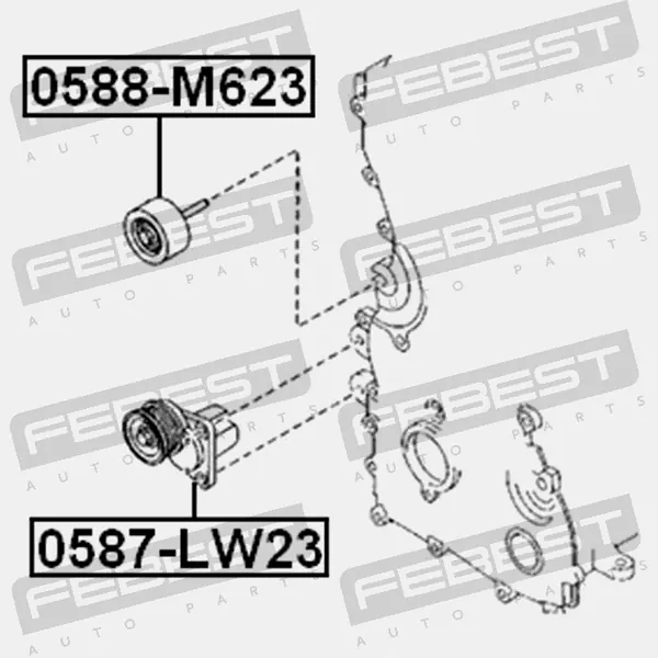 Febest 0587-LW23 Remskåpa image 9