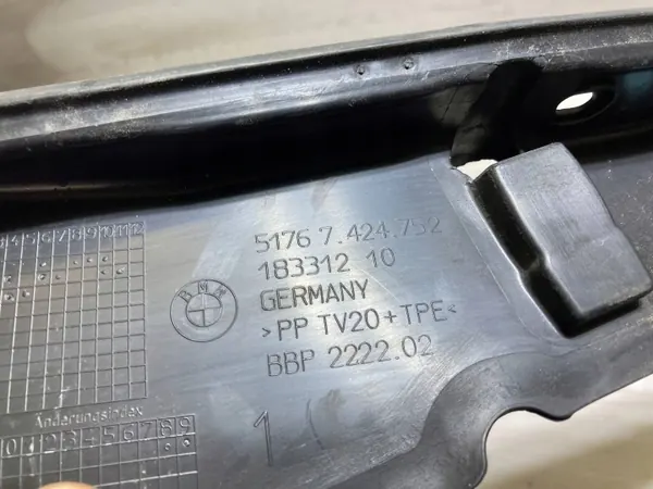 BMW X2 F39 2018 Voor rechter boven spatbord OEM 7424752 image 5