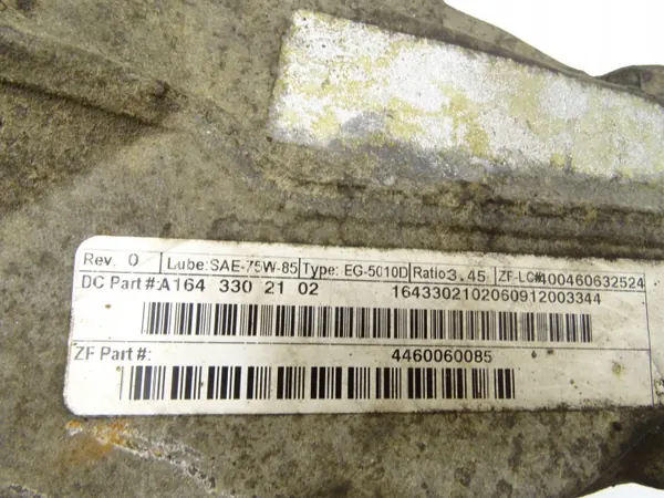Diferencial delantero OEM A1643302102 3.45 para Mercedes ML W164 image 6