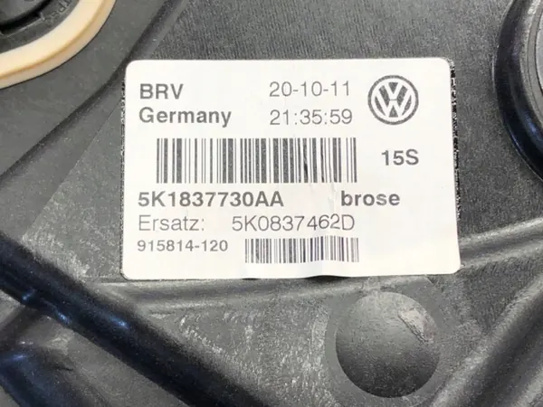 Régulateur de vitre avant droit OEM 5K0959702J VW Golf VI image 5