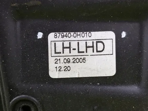 Vasen manuaalinen peili OEM 87940-0H010 Toyota Aygo I image 7