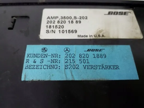 Verstärker OEM 2028201889 für Mercedes-Benz C W202 image 3