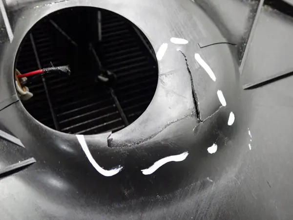 KOMPLET CHŁODNIC WODY KLIMATYZACJI WENTYLATOR TESLA Y 258KW 2022R image 7