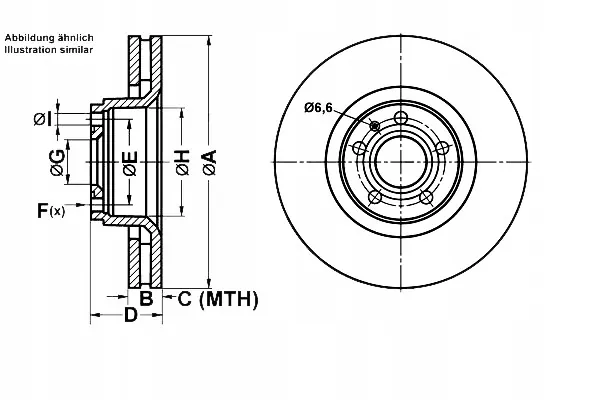 ATE Bremsscheibe OEM 24.0130-0175.1 - Gebraucht image 9