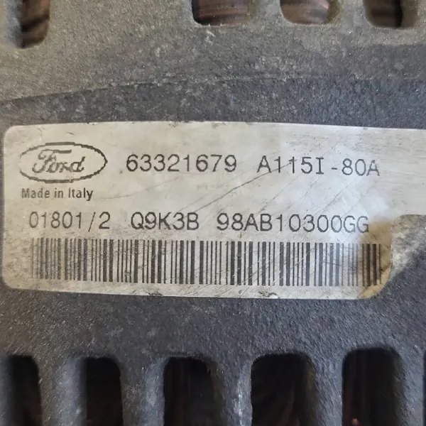 Vaihtovirtageneraattori Ford Focus 63321679A115I80A image 6