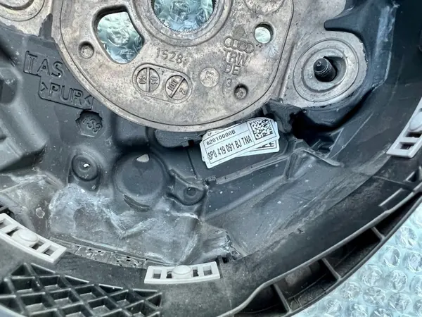 Volante Audi A3 8P OEM 8P0419091 - 3 Raios Couro image 8