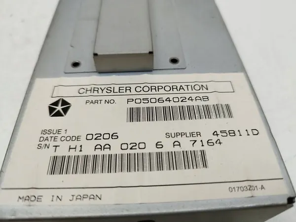 Module de navigation Jeep Grand Cherokee 2006 P05064024AB image 6