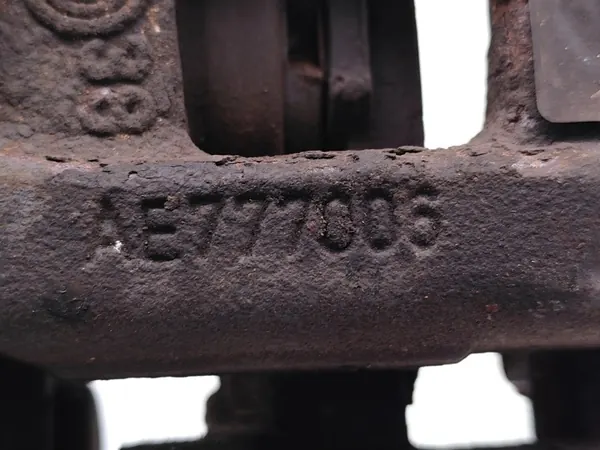 Gebrauchte Peugeot Hinterrad-Bremszange OEM AE777006 image 7
