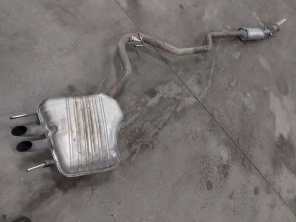 Saab 9-3 II 2.2 TiD Midden- en Einddemper OEM 12789692 12789691 image 4