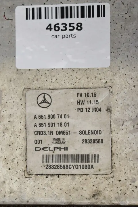 ECU Mercedes C W204 2.2CDI OEM A6519007401 image 5
