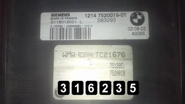 Gebrauchte MINI ECU OEM AM-316235 für Cooper 2002 image 2