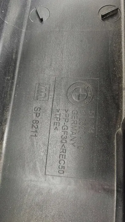 Rattstolpe luftintag OEM 7411252010 Fram BMW X2 image 8