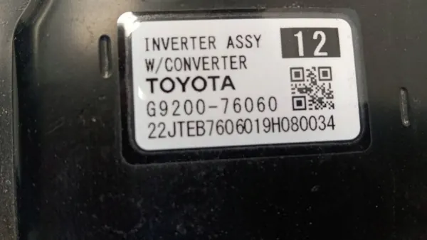 Toyota C-HR Wechselrichter G9200-76060 - Gebrauchtes OEM-Teil image 6