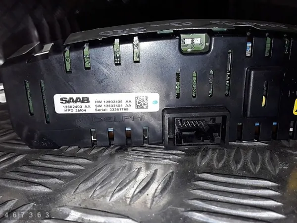 Pantalla de visualización Saab 9-3 OEM 12802405 - Usado image 4