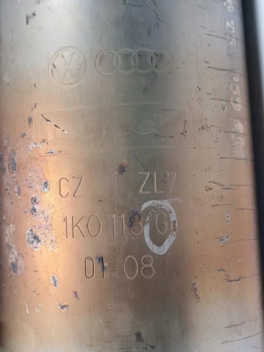OEM 1K0131701CQ Audi TT 8J 2.0 TFSI Mittelschalldämpfer image 5