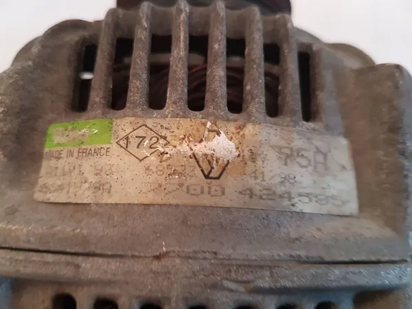 Vaihtovirtageneraattori RENAULT MEGANE I CLASSIC 1.4L bensiini 7700424585 image 7