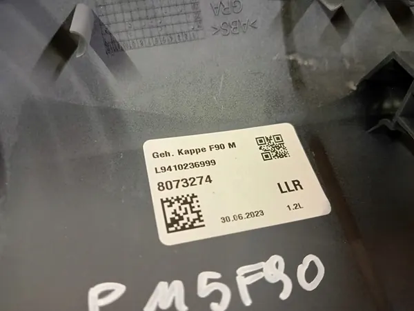 OEM 8073274 Couvre-rétroviseur droit BMW M5 F90 17- image 3