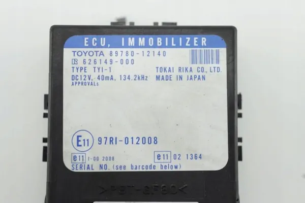 Toyota ECU-moduuli OEM 89780-12140 Corolla E12:lle image 5