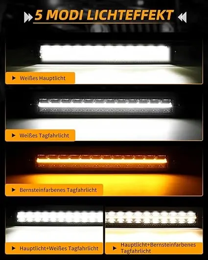 Barra LED Trabalho OEM yy02dd 180W 12V 6000K image 5