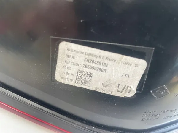 Bakljus Höger Vänster Renault Talisman Kombi image 9